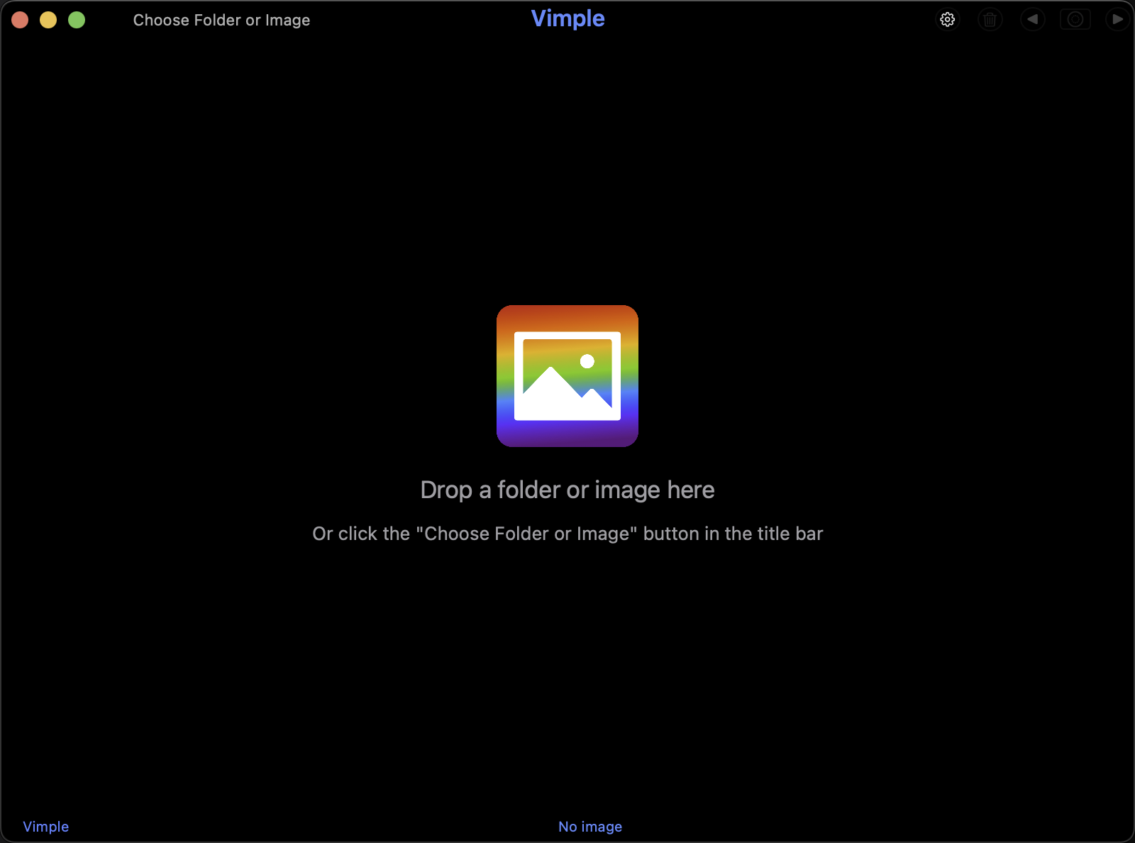 Vimple Main Interface
