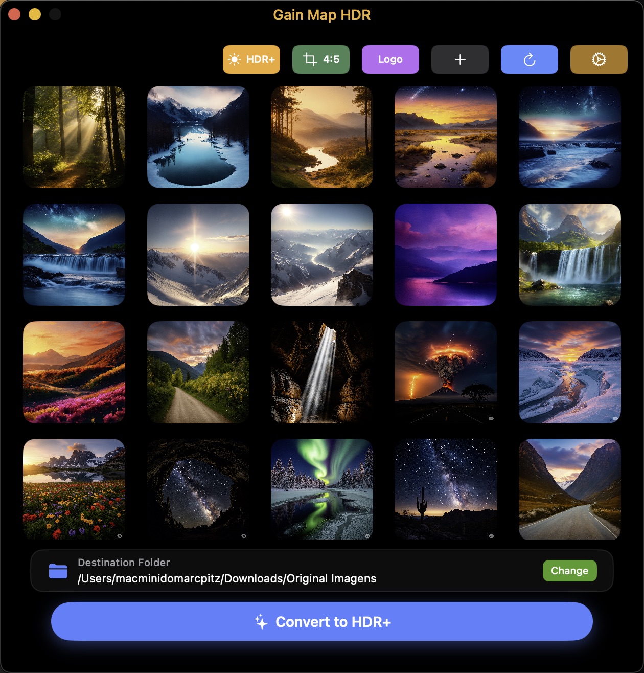 HDR Conversion Process
