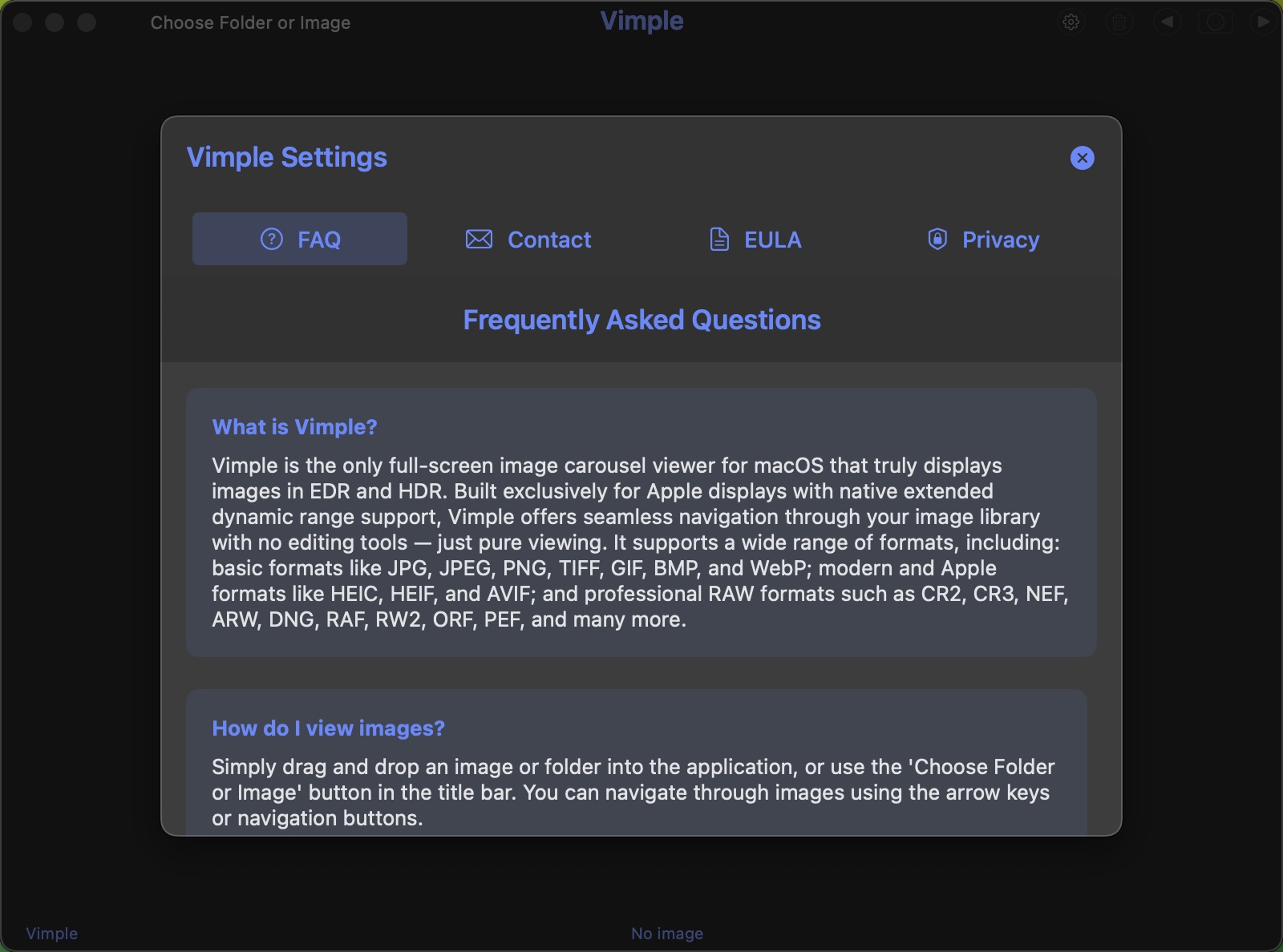 Multiple Format Support